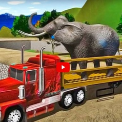 Big Farm Animal Transport Truck